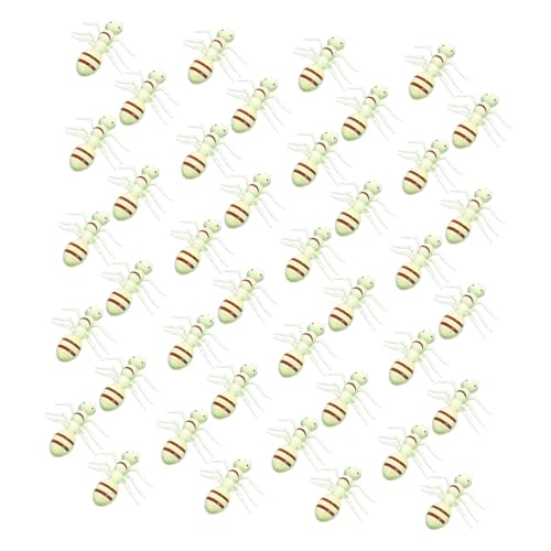 KICHOUSE 60 Stück Teiliges Große Realistische Ameisen Naturgetreue Insektenmodelle für Garten und Partydekoration Lernspielzeug für Halloween und Aprilscherz KICHOUSE 60 Stück Teiliges Große Realistische Ameisen Naturgetreue Insektenmodelle für Garten und Partydekoration Lernspielzeug für Halloween und Aprilscherz von KICHOUSE