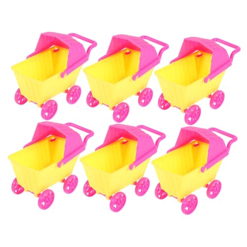 KICHOUSE 6Stücke Realistischer Puppenwagen Für Einkaufswagen Rollenspielzeug Detailgetreues Spielzubehör Fördert Kreativität Und Motorische Fähigkeiten Für Fantasievolles KICHOUSE 6Stücke Realistischer Puppenwagen Für Einkaufswagen Rollenspielzeug Detailgetreues Spielzubehör Fördert Kreativität Und Motorische Fähigkeiten Für Fantasievolles von KICHOUSE