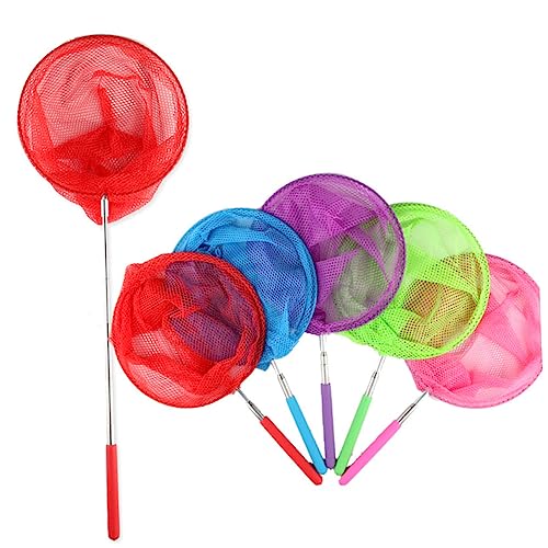 KICHOUSE 6st Einziehbares Netz Teleskopierbares Fischernetz Netzfänger Kinder Spielset Netto Kinder Kleines Fischnetz Fangnetze Outdoor-Spielzeug Für Kinder Sammelnetz Spielzeug Für Draußen von KICHOUSE