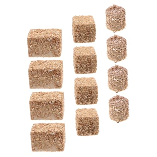 KICHOUSE 8 Stück Mini Heuballen Teilig Realistische Holzstrohballen für Halloween Puppenhaus Dekoration Langlebige Kleine Heustapel für Garten Tischdeko und DIY Landhaus Zubehör KICHOUSE 8 Stück Mini Heuballen Teilig Realistische Holzstrohballen für Halloween Puppenhaus Dekoration Langlebige Kleine Heustapel für Garten Tischdeko und DIY Landhaus Zubehör von KICHOUSE