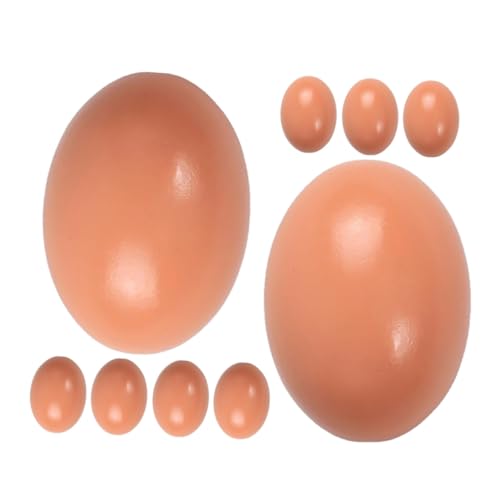KICHOUSE 9 Stück Teiliges Holzeier zum Bemalen Realistische Unbemalte Frühlings Eier aus Holz für DIY Bastelprojekte und Hühnertraining Glatte Oberfläche Langlebige Künstliche Holzei KICHOUSE 9 Stück Teiliges Holzeier zum Bemalen Realistische Unbemalte Frühlings Eier aus Holz für DIY Bastelprojekte und Hühnertraining Glatte Oberfläche Langlebige Künstliche Holzei von KICHOUSE