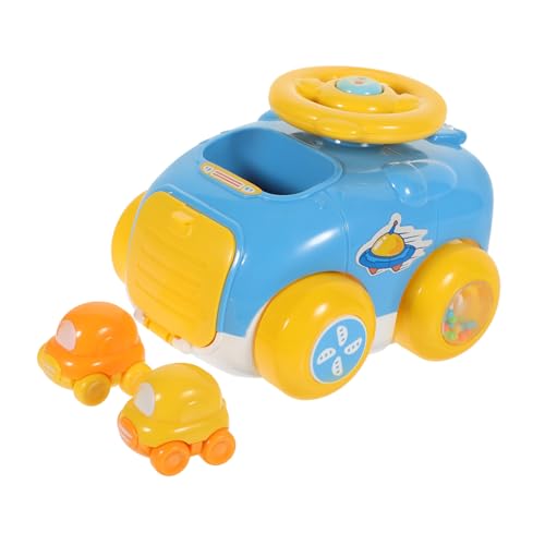 KICHOUSE Baby Spielzeugauto 3 1 Abwurfspielzeug Auto Für Kleinkinder Inertiales Fahrzeugspielzeug Für Jungen Fördert Die Fingerfertigkeit Und Motorik Ideales Für Kleine Autofans Drehspielzeug Baby von KICHOUSE