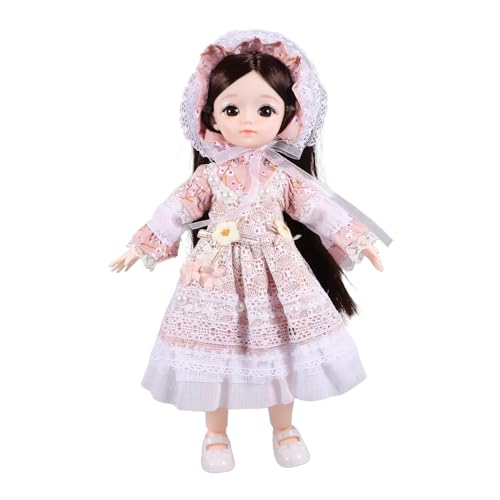 KICHOUSE BJD-Gelenkpuppe Mädchen-BJD- Bjd Kawaii Mädchen kleine Puppen Vintage-Puppen Kugelgelenkpuppe kinderspielzeug Puppen-Accessoires Feenkleid Süße lebendige Samt von KICHOUSE