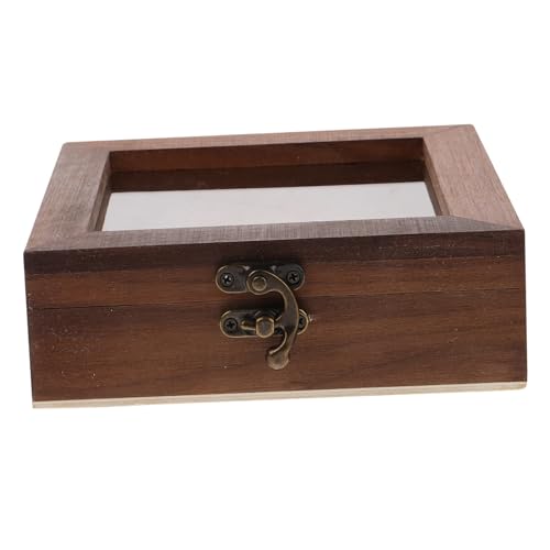 KICHOUSE Butterfly Specimen Display Box Holz Aufbewahrungsbox mit Klarem Acryldeckel Staubdicht Vintage Schaukasten für Sammler und Enthusiasten KICHOUSE Butterfly Specimen Display Box Holz Aufbewahrungsbox mit Klarem Acryldeckel Staubdicht Vintage Schaukasten für Sammler und Enthusiasten von KICHOUSE