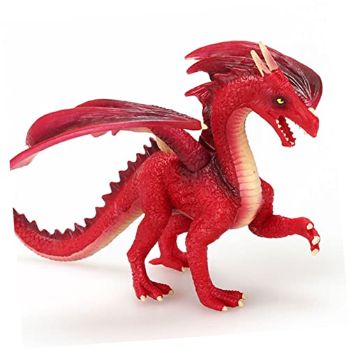 KICHOUSE Dinosaurier-Modell Lehrspielzeug Dinosaurier-Dekoration Dinosaurier-Figur Lernspielzeug Spielzeug für Kinder kinderspielzeug Tierornament Dinosaurier-Ornament für rot von KICHOUSE