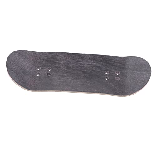 KICHOUSE Finger-Skateboard Fingerboards für Kinder Mini-Griffbrett Mini-Skateboard-Spielzeug Finger Skateboard fingerskaterboard Mini-Skateboards für die Finger Gastgeschenke hölzern Black von KICHOUSE