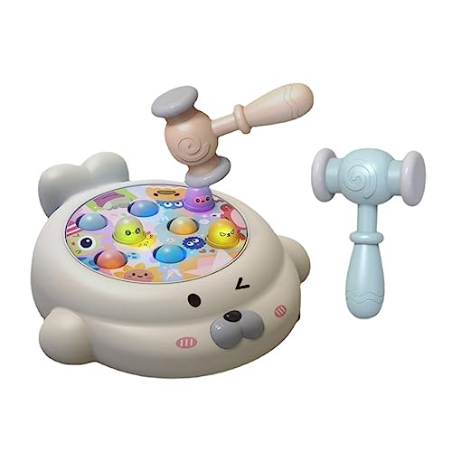 KICHOUSE Fröhliches Schlagspiel Lernspielzeug mit Hämmern Bunte Maulwurfspiel für Kleinkinder Ab Jahr Frühe Tragbar und Leicht zu Verstauen KICHOUSE Fröhliches Schlagspiel Lernspielzeug mit Hämmern Bunte Maulwurfspiel für Kleinkinder Ab Jahr Frühe Tragbar und Leicht zu Verstauen von KICHOUSE
