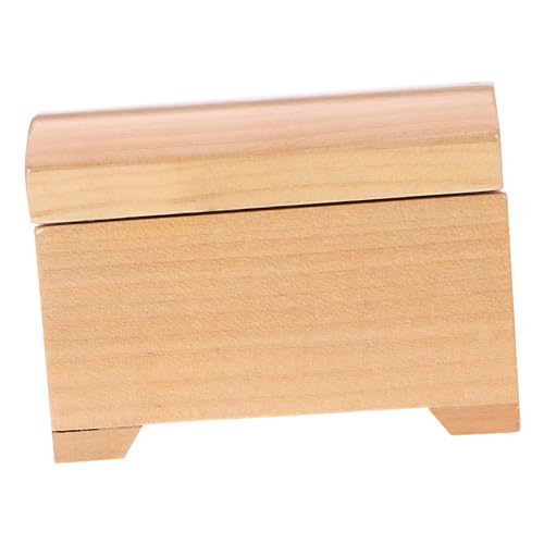 KICHOUSE Goodie Holzschrank Möbel Snack Holzkiste Miniaturspielzeug Hausornament Piraten Miniatur Modell für Puppenhaus Andenken Schmuckschatulle Stuffers Spielzeugkiste Schatztruhe von KICHOUSE