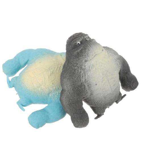 KICHOUSE Gorilla Toy Figure Stressspielzeug Gastgeschenke Eliminate Bürostress für Home Schönes Entlasten Anxiety to Office Squeeze Soft Action and Spielzeug Stretchy von KICHOUSE