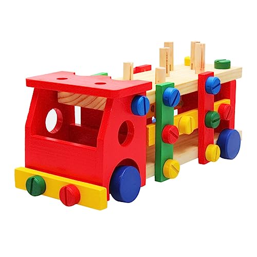 KICHOUSE Hämmerbank Aus Spielzeug Mit Hammer Und Bausteinen Ideales Holzpuzzle Für Jungen Und Mädchen Perfektes Zu Geburtstag Und Weihnachten Für Kinder Ab 1 Jahr von KICHOUSE