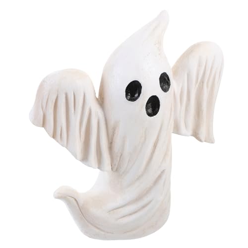 KICHOUSE Halloween Dekorationen Geisterfigur Halloween Leuchtgeist Miniatur Geisterfiguren Halloween Heimdekorationen Halloween Innendekoration Leuchtende Geisterornamente Geisterstatue von KICHOUSE