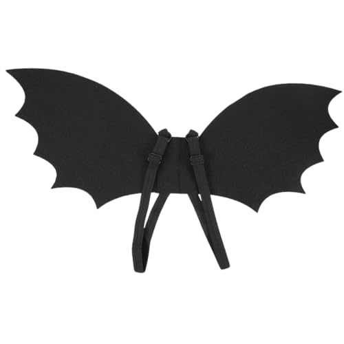 KICHOUSE Halloween Fledermaus Flügel Cosplay Kostüm Zubehör aus Langlebigem Eva Material Realistische Bat Wings für Party Fasching Verkleidung Jahre Schwarz KICHOUSE Halloween Fledermaus Flügel Cosplay Kostüm Zubehör aus Langlebigem Eva Material Realistische Bat Wings für Party Fasching Verkleidung Jahre Schwarz von KICHOUSE