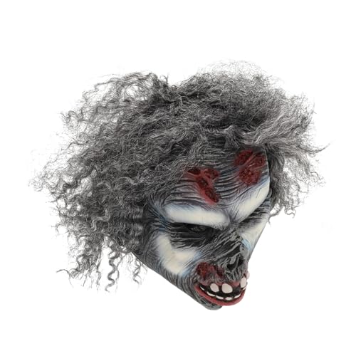 KICHOUSE Halloween Maske Spukhaus Requisite Halloween Requisite Halloween Gruselmaske Halloween Party Maske Schreckliche Gesichtsmaske Bühnenperformance Requisite Halloween von KICHOUSE