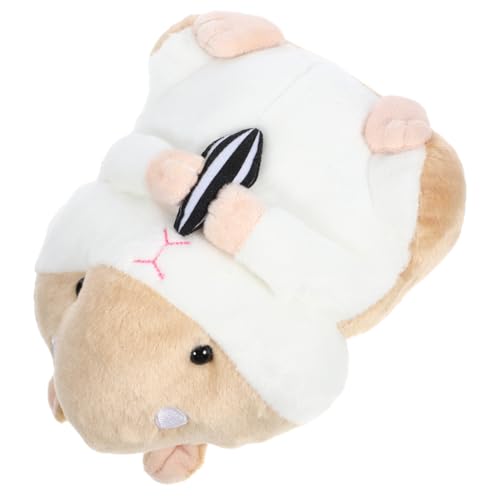 KICHOUSE Hamster Stoffpuppe 23 cm üschspielzeug Für Kinder Bezauberndes Kawaii Kuscheltier Ideales Und Niedliche Heimdekoration Für Kleinkinder von KICHOUSE