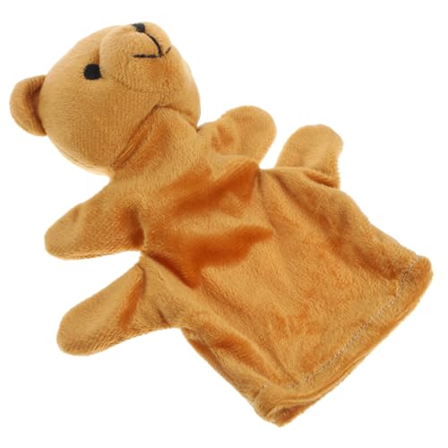 KICHOUSE Handpuppe Bär Plüsch Kuscheltier Interaktives für Junge Mädchen Monate mit Beweglichen und Kreativem Storytelling zur Frühkindlichen Entwicklung KICHOUSE Handpuppe Bär Plüsch Kuscheltier Interaktives für Junge Mädchen Monate mit Beweglichen und Kreativem Storytelling zur Frühkindlichen Entwicklung von KICHOUSE