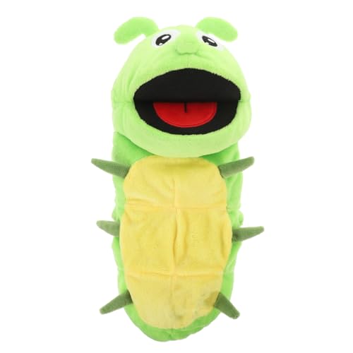 KICHOUSE Handpuppe Raupe Plüsch Vorgeben Spielzeug Handpuppen Für Kinder Geschichte Erzählende Marionette Plüsch-handpuppen Tiere Handpuppe Spielzeug Tiergeschichtenpuppen Pp Baumwolle von KICHOUSE