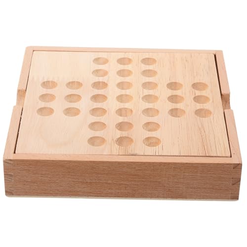 KICHOUSE Interaktives Holz Schachspiel für Zwei Spieler Pädagogisches Denkspiel Rutschfestes Brettspiel für Kreatives Lernspielzeug Langlebiges für Geburtstag und Freizeit KICHOUSE Interaktives Holz Schachspiel für Zwei Spieler Pädagogisches Denkspiel Rutschfestes Brettspiel für Kreatives Lernspielzeug Langlebiges für Geburtstag und Freizeit von KICHOUSE