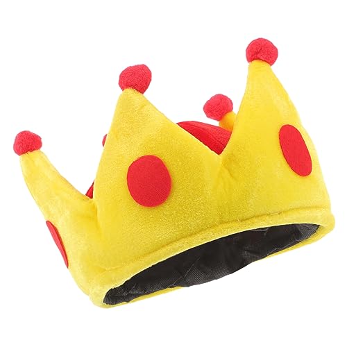 KICHOUSE Karnevalskrone Kronenhut Halloween Kostüm Diademe Königin Krönt Hut Prinzenkronen Goldene Krone für Halloween Karnevalskronenhut Königskrone Halloween Kopfschmuck Kronen Stirnband von KICHOUSE