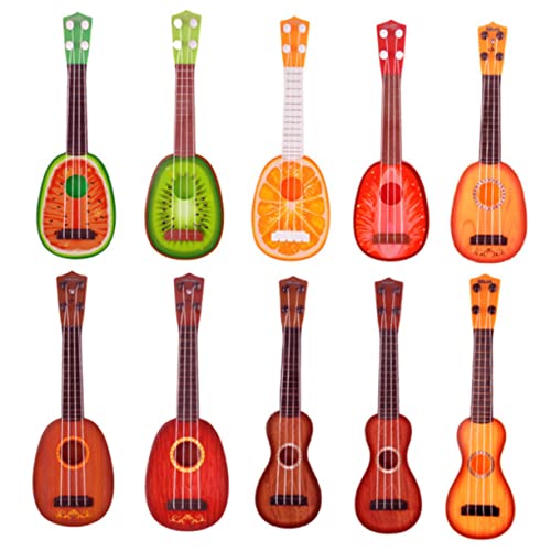 KICHOUSE Kinder Gitarre Mini-Ukulele Akustikgitarre Ukulele-Gitarre Kinder-Ukulele akustische Ukulele kinderinstrumente Kinder musikinstrumente Kinder Instrument Spielzeug Mini-Instrumente von KICHOUSE