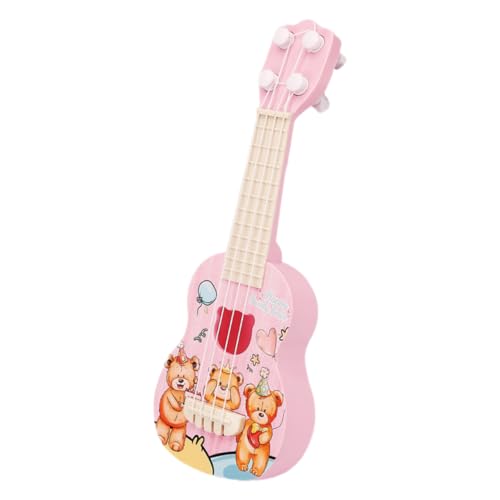 KICHOUSE Kleinkinder Lernspielzeug Musikalisches Früherziehung Kinder Früherziehungsspielzeug Gitarrenmodelle Saitige für Kinderspielzeug Ukulele Kleinkind die Instrumente Jungen von KICHOUSE