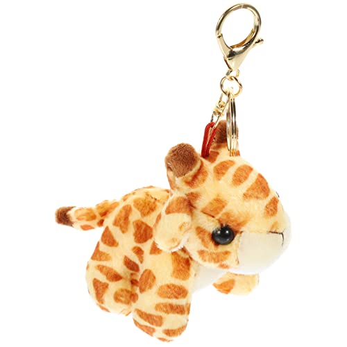 KICHOUSE Kompakte Plüschschlüsselanhänger Giraffe Süßes Cartoon Tierdesign Für Taschen Und Autos Tragbar Und Leicht KICHOUSE Kompakte Plüschschlüsselanhänger Giraffe Süßes Cartoon Tierdesign Für Taschen Und Autos Tragbar Und Leicht von KICHOUSE
