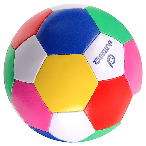 KICHOUSE Bouncy Fußball Für Softes Leises Für Drinnen Und Draußen Fußball Bunten Farben Durchmesser Ideal Für Kleinkinder Und Aktive Spiele von KICHOUSE