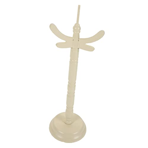 KICHOUSE Mantelbaum Hängende Doll Furniture Miniaturmantelbaum Kleiderbügel Miniature Exquisite Clothes Hanger Freestanding Rack Dollhouse Tree Ornamente Accessories Coat Garment von KICHOUSE