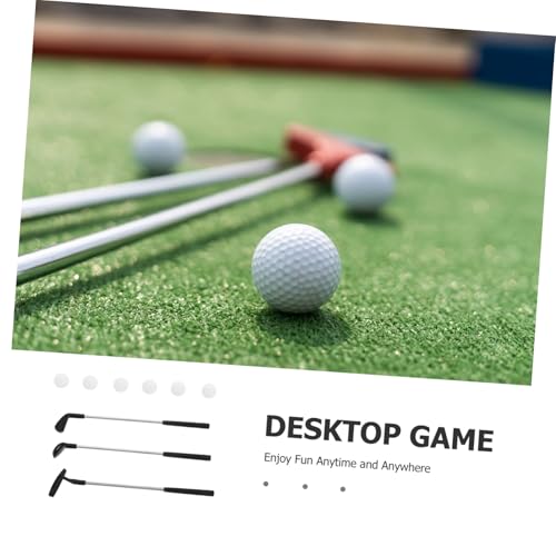 KICHOUSE Mini Golf Set für Kleinen Bällen Minigolfspiel Putter für Indoor Desktop Spiel Fördert Hand Auge koordination Konzentration und Kreatives KICHOUSE Mini Golf Set für Kleinen Bällen Minigolfspiel Putter für Indoor Desktop Spiel Fördert Hand Auge koordination Konzentration und Kreatives von KICHOUSE