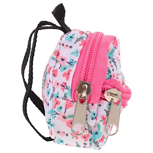 KICHOUSE Mini Rucksack Für Puppen Dekorative Puppe Schultasche Aus Polyester Ideal Für Kinder Perfekt Spielzeugrucksack Oder Für Kreative Deko Ideen Farbenfrohes Design von KICHOUSE