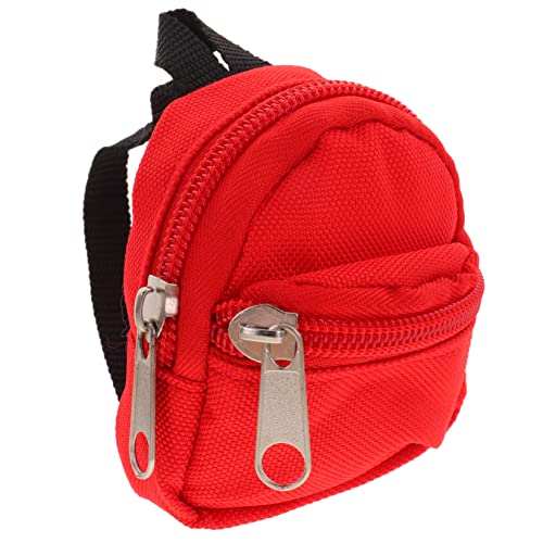 KICHOUSE Puppenrucksack Mini Mini Rucksack Für Puppen Dekorative Schultasche Aus Polyester Für Kinder Puppenzubehör Bunten Designs Ideal Für Kreative Spielstunden von KICHOUSE