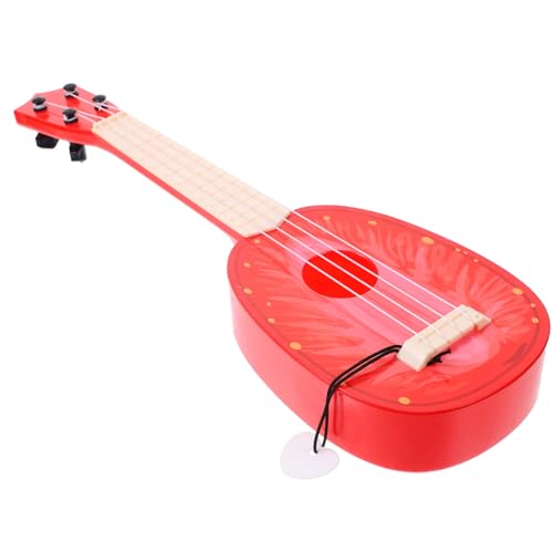 KICHOUSE Musikinstrumentenmodelle Anfänger Nachgemachtes Simulations Musikinstrumentenmodell Fruchtukulele Musikpädagogik Ukulele Jungen Kind für Mädchen Cartoon Partyzubehör Gitarre Hawaii von KICHOUSE