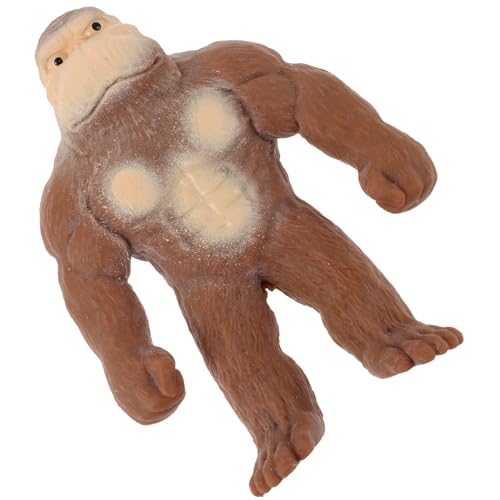 KICHOUSE Orang-Utan-Spielzeug Spielzeuge Anti-Stress-Bälle Spielzeug zur Druckentlastung Tierisches Quetschspielzeug Stressabbauer Prise Musik Stressball Büro weiches Gummi von KICHOUSE