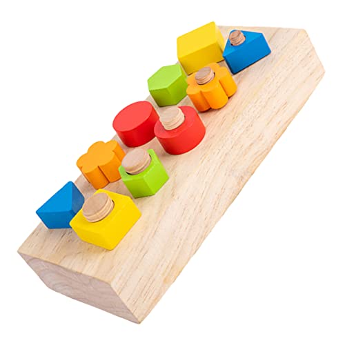 KICHOUSE Pädagogisches Kleinkind Puzzle Für Jungen Formsortierer Aus Hochwertigem 12 Teilig Fördert Die Erkennung Von Formen Und Farben Ideales Für Kreative Spielerlebnisse Ab 2 von KICHOUSE