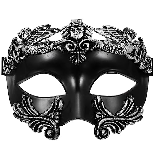 KICHOUSE Party Kostümzubehör Kostüm Zubeh Stil Masken Plastikmaske Verrücktes für Anziehmaske Kriegerdesignmaske Halb Gypten Cosplay Kriegermaske Charaktermasken Kleid Halbgesichtsmundmaske von KICHOUSE