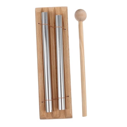 KICHOUSE Percussion Chime Klangstab aus Hochwertigem Metall und Holz mit Klarem Klang Pädagogisches Musikinstrument für Yoga Meditation und Klassenzimmer Traditionelles Lehrmittel KICHOUSE Percussion Chime Klangstab aus Hochwertigem Metall und Holz mit Klarem Klang Pädagogisches Musikinstrument für Yoga Meditation und Klassenzimmer Traditionelles Lehrmittel von KICHOUSE