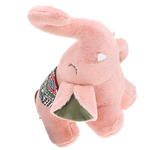 KICHOUSE Plüschpuppe Plüschtiere Elefant Plüsch Kleinkindspielzeug Babyspielzeug für den einzug Spielzeug für Kinder Toy Zeichentricktiere Spielzeug Kuscheltiere PP Baumwolle Rosa von KICHOUSE