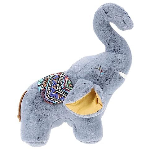 KICHOUSE Plüschpuppe für den einzug Spielzeug für Kinder b Toys Kuscheltiere Plüsch gefülltes Faultier Plüschtier Säuglingselefant Gefüllter Elefant Plüsch groß PP Baumwolle Grey von KICHOUSE