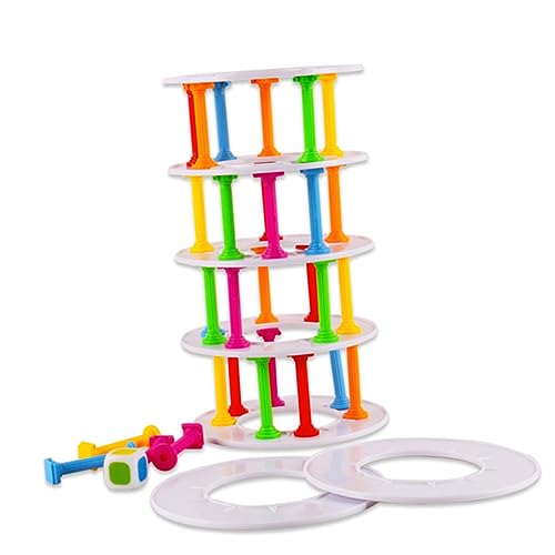 KICHOUSE 1 Set Balance-Blöcke für Kinder Lernbausteine Puzzle-Spielzeug Lernspielzeug aus Kunststoff Kinder-Frühlernspielzeug Hand-Auge-Koordinationsspielzeug von KICHOUSE