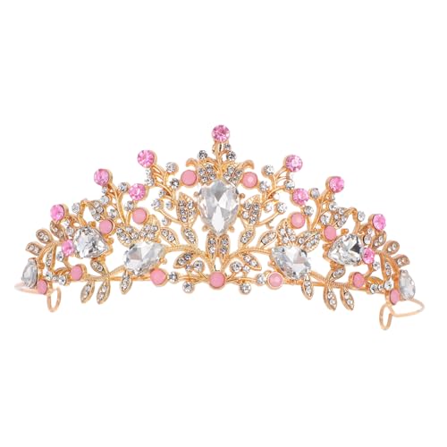 KICHOUSE Prinzessin Krone Stirnband Strass Tiara Eleganter Haarschmuck für Mädchen Geburtstag Party Bühnenauftritt Kostüm Accessoire KICHOUSE Prinzessin Krone Stirnband Strass Tiara Eleganter Haarschmuck für Mädchen Geburtstag Party Bühnenauftritt Kostüm Accessoire von KICHOUSE
