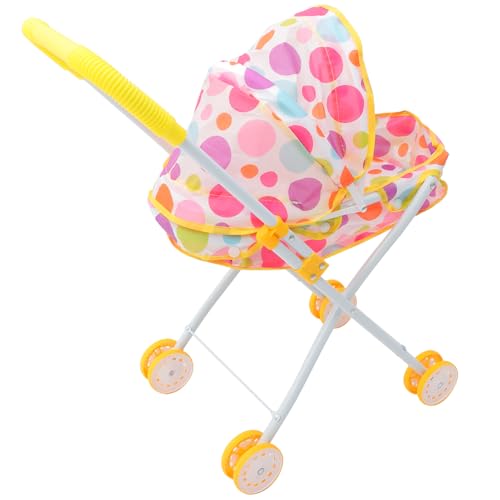 KICHOUSE Puppe Kinderwagen Spielzeug Kinder Simulierte Kinderwagen Modell Kinder Lustige Pretend Spielen Ornament von KICHOUSE