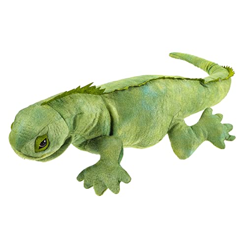 KICHOUSE Puppen Jungen Kuschelkissen Realistisches Plüschtier Geburtstagsgeschenke für Stofftier Mädchen Gecko Echsenpuppenspielzeug Echsengefüllte Großes Bartagame von KICHOUSE