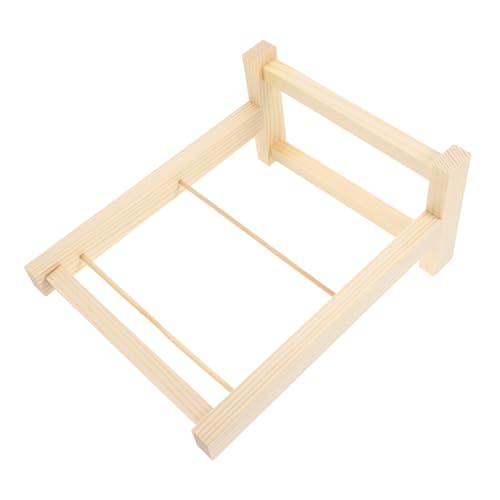 KICHOUSE Puppenhaus Kleiderständer Holz Mini Doppelstöckig Puppenkleider Organizer Robust Tragbar Für Puppenkleidung Trocknen Präsentieren Zubehör KICHOUSE Puppenhaus Kleiderständer Holz Mini Doppelstöckig Puppenkleider Organizer Robust Tragbar Für Puppenkleidung Trocknen Präsentieren Zubehör von KICHOUSE