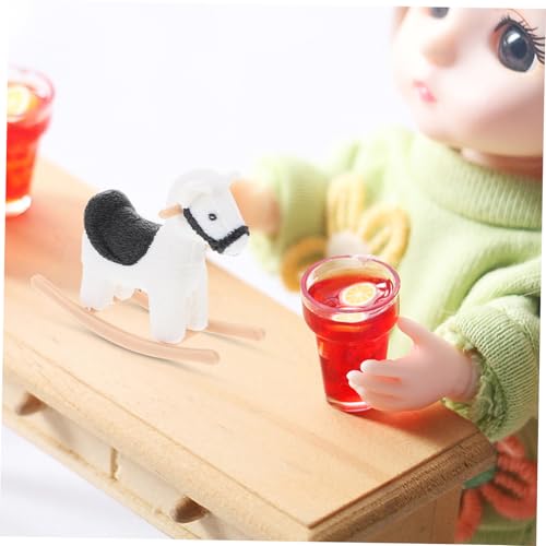 KICHOUSE Puppenhaus Möbel Modell Realistischer Holz Schaukelstuhl Vielseitig Einsetzbar für DIY Miniatur Szenen Kompatibel mit Puppenhaus Zubehör Kreative Dekorative Spielzeugfigur KICHOUSE Puppenhaus Möbel Modell Realistischer Holz Schaukelstuhl Vielseitig Einsetzbar für DIY Miniatur Szenen Kompatibel mit Puppenhaus Zubehör Kreative Dekorative Spielzeugfigur von KICHOUSE