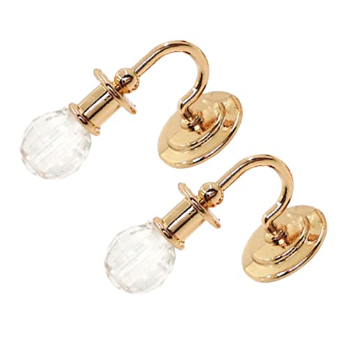 KICHOUSE Puppenhaus Zubehör Langlebige Mini Wandleuchten für Puppenhaus Dekoration und Fotos Romantische Wohnzimmerszene Kindersicheres Material KICHOUSE Puppenhaus Zubehör Langlebige Mini Wandleuchten für Puppenhaus Dekoration und Fotos Romantische Wohnzimmerszene Kindersicheres Material von KICHOUSE