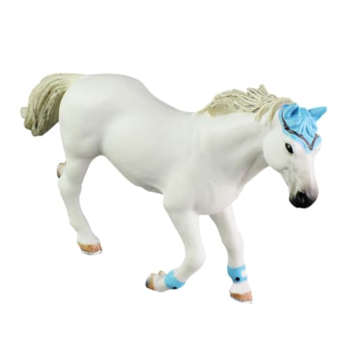 KICHOUSE Realistisches Pferdemodell Simulation Weißes Wildpferd Dekoration Pädagogisches Kinderspielzeug Feine Verarbeitung Langlebig und Detailgetreu KICHOUSE Realistisches Pferdemodell Simulation Weißes Wildpferd Dekoration Pädagogisches Kinderspielzeug Feine Verarbeitung Langlebig und Detailgetreu von KICHOUSE