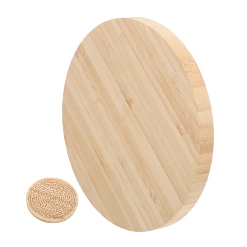 KICHOUSE Rundes Holz Labyrinth für Robustes Sicheres Bead Maze Puzzle Tragbares Denkspiel zur Räumlichen Denkens und Kritischer Fähigkeiten KICHOUSE Rundes Holz Labyrinth für Robustes Sicheres Bead Maze Puzzle Tragbares Denkspiel zur Räumlichen Denkens und Kritischer Fähigkeiten von KICHOUSE