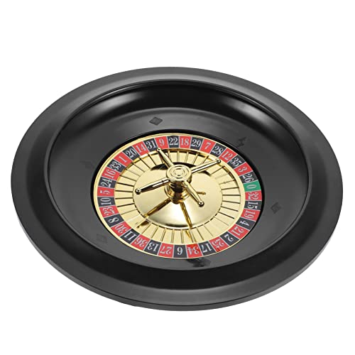 KICHOUSE Russisches Roulette Pokerrad Für Die Party Pokerspiel-Requisite Pokertisch Russisches Pokerrad Tisch-pokerrad Pokerrad-stütze Geburtstagsfeier Spiel Poker Wheel Spielrad Plastik von KICHOUSE