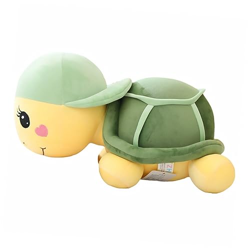 KICHOUSE Schildkröte Kuscheltier Niedliche üschpuppe Und Kissen Für Sofa Ideal Für Kinderzimmer Und Zur Dekoration 1 Stück Sanften Farben von KICHOUSE