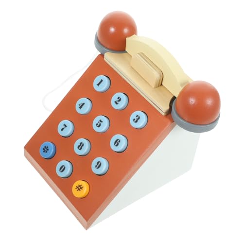 KICHOUSE Vintage Telefonspielzeug Für Retro Telefon Rollenspielzeug Aus Interaktives Zur Der Frühkindlichen Entwicklung Ideal Für Kleinkinder Ab 2 Jahren von KICHOUSE