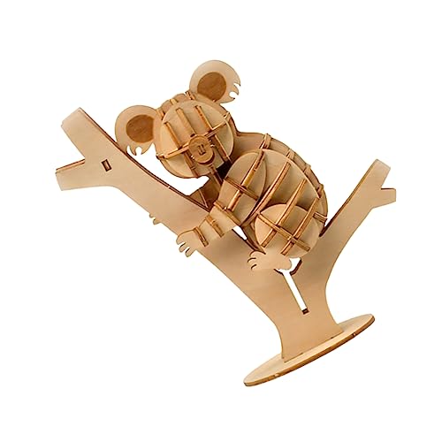 KICHOUSE Spielzeug für draußen Lernspielzeug für Kinder 3D-Holz Kinderspielzeug Holz Bastelset Rätsel Puzzles aus Holz Holzpuzzles für Kinder dreidimensional Modell Eltern-Kind Bambus von KICHOUSE